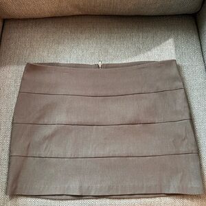 Verdict Brown Mini Bodycon Skirt